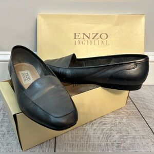 Enzo Angiolini Liberty Silver/Gray Size 8 Women’s Flat Loafers